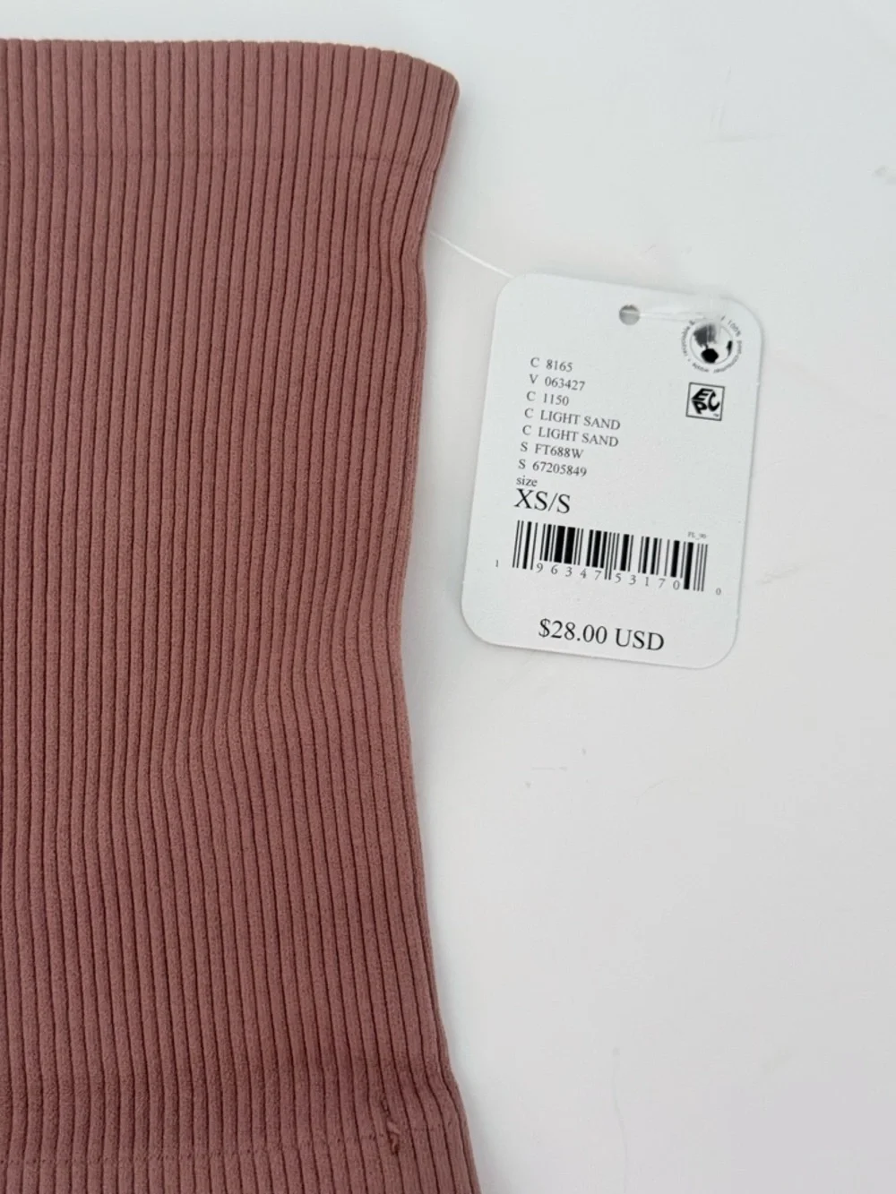 Free People Ribbed Strapless Bandeau Top - Picture 5 of 8